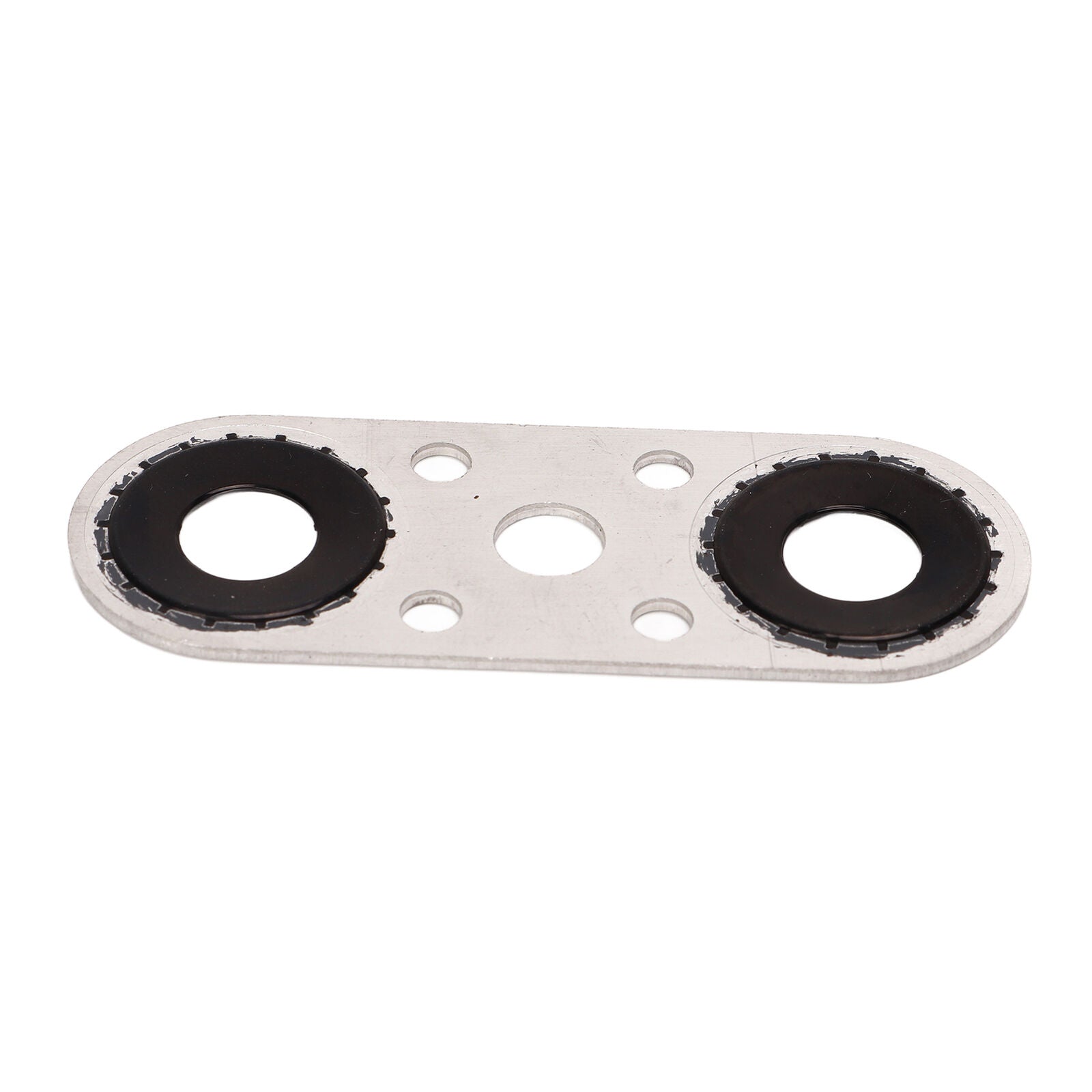 Transmission Cooler Line Adapter Plate with Gasket and 6AN Fittings Compatible with 6L80E 6L90E 8L90E Oil Seal Line Connector for Braided Hose Set - Bull Boost Performance