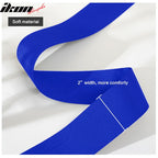 Universal Blue 4 Point Buckle Racing Seat Belt Harness Nylon