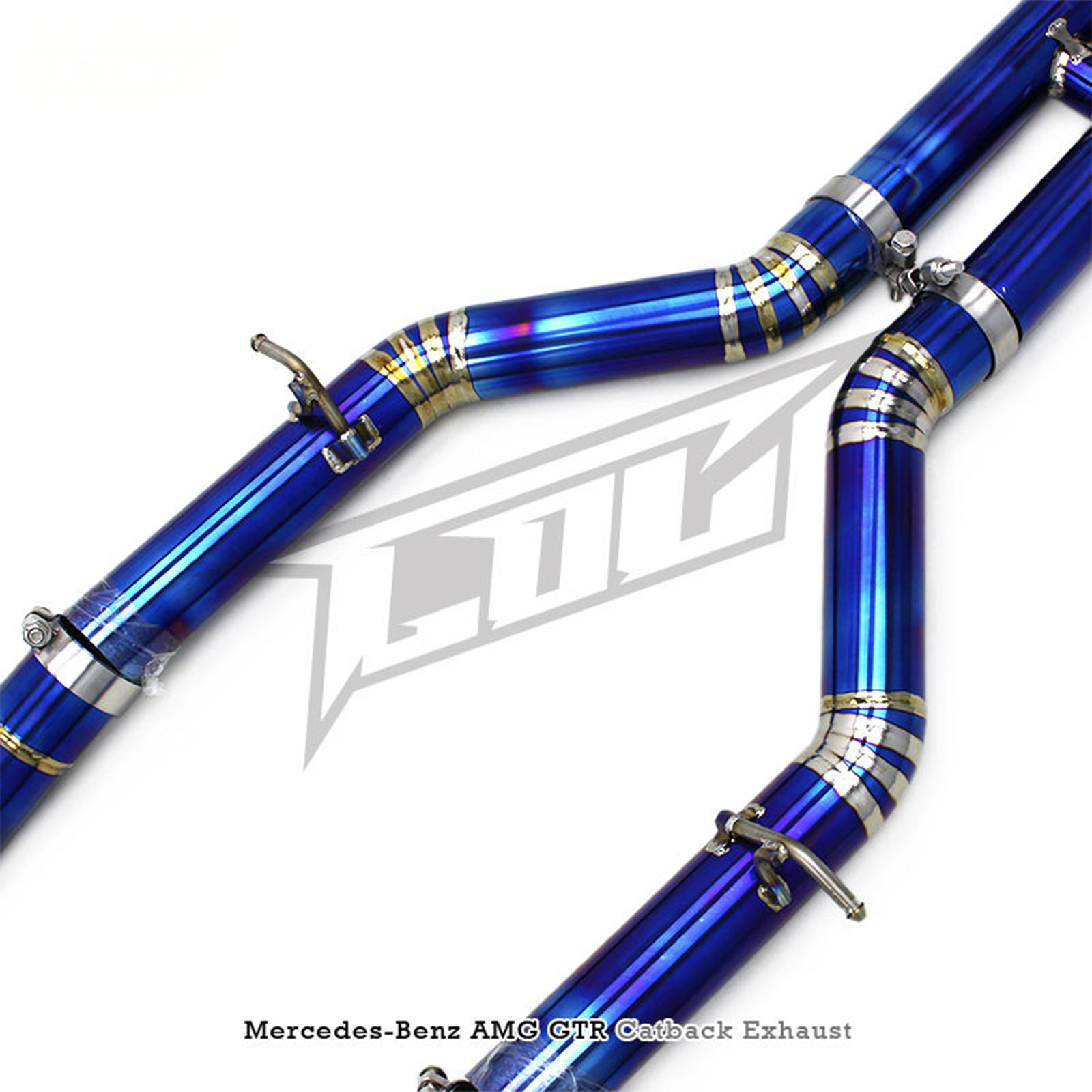 Titanium Valved Catback Exhaust System for Mercedes Benz AMG GT R C190 4.0T - Bull Boost Performance