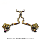 Titanium Valved Catback Exhaust System for Mercedes Benz AMG GT63 GT63S X290 4.0T - Bull Boost Performance