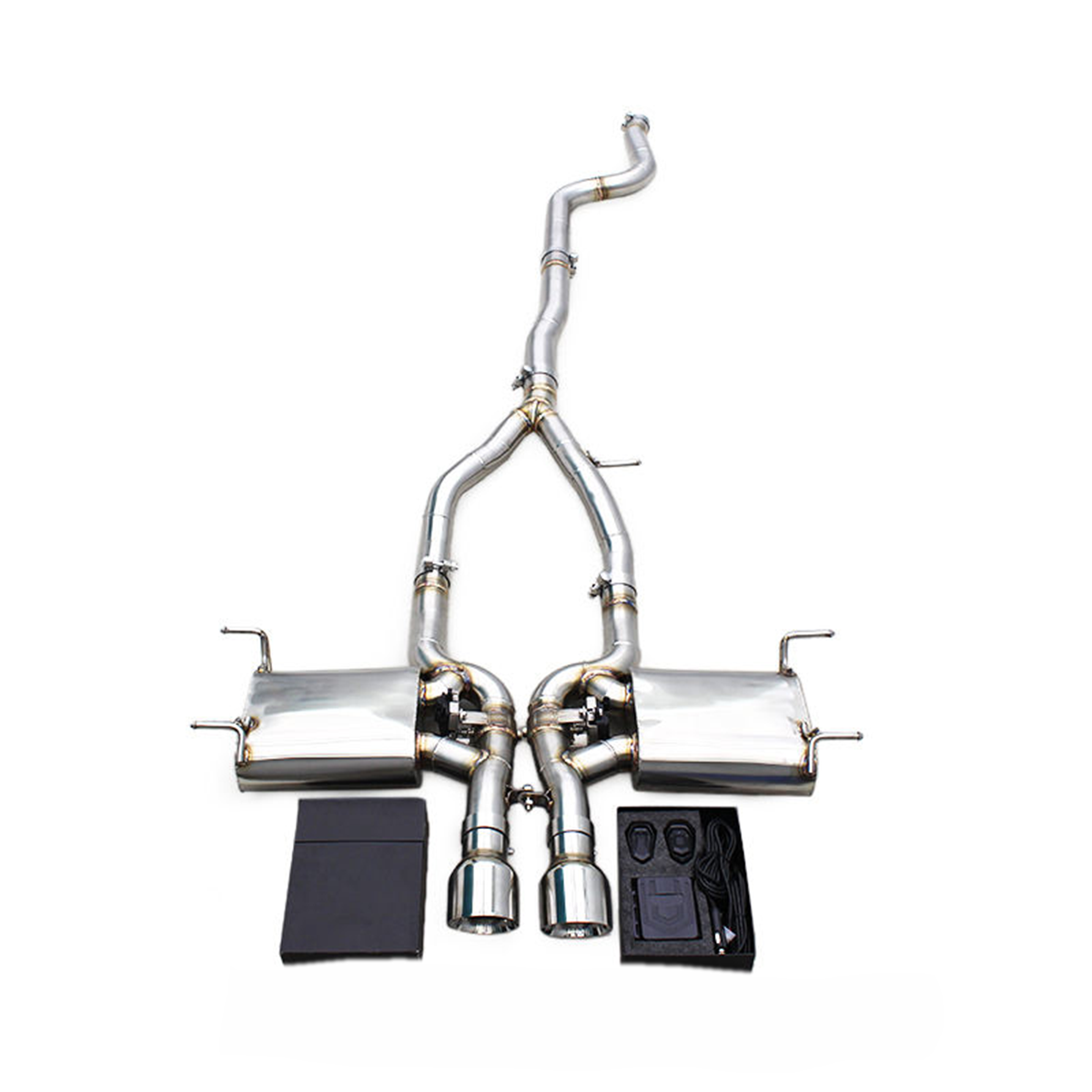 Valved Stainless Steel Performance Exhaust System for Jaguar F‑TYPE 3.0T - Bull Boost Performance