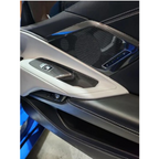 Dry Carbon Fiber Door Speaker Cover Trim for Chevrolet Corvette C8 - Bull Boost Performance