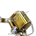 Titanium Valved Catback Exhaust System for Mercedes Benz C63 AMG W205 4.0T - Bull Boost Performance
