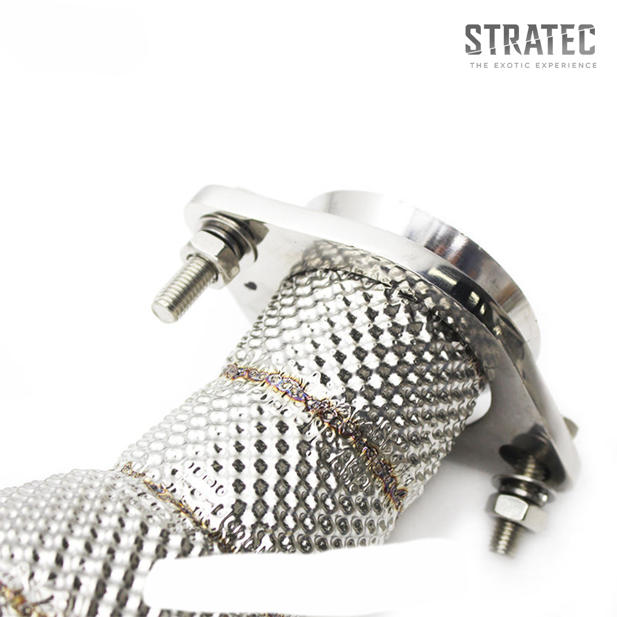 High‑Flow Catted Stainless Steel Downpipe for Jaguar F‑TYPE 3.0T - Bull Boost Performance