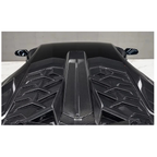 SVV Style Dry Carbon Fiber Rear Wing with Engine Hood for Lamborghini Aventador LP700 LP740 LP750 Coupe - Bull Boost Performance