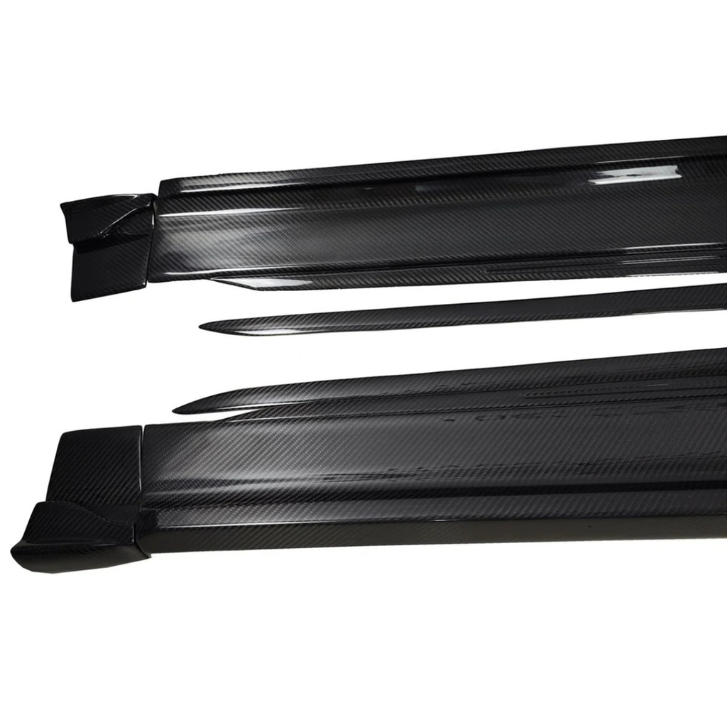 TS Style Dry Carbon Fiber Side Skirts for Lamborghini Urus - Bull Boost Performance