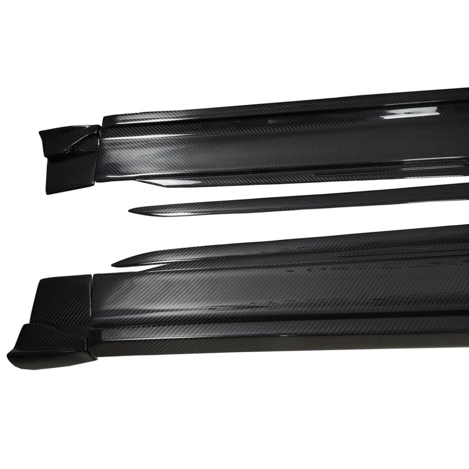 TS Style Dry Carbon Fiber Side Skirts for Lamborghini Urus - Bull Boost Performance