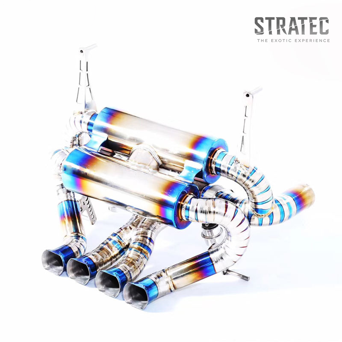 Titanium Valved Catback Exhaust System for Lamborghini Aventador LP700‑4 6.5L V12 - Bull Boost Performance