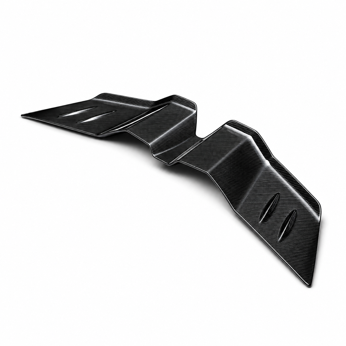 Aggressive Prepreg Dry Carbon Fiber Rear Spoiler Wing for Lamborghini Revuelto by Stratec Systems