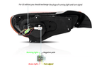 Scion FR-S Subaru BRZ Toyota 86 GT86 FT86 GTS Style LED Tail Lights (2012-2020)