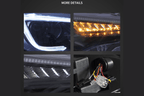 Scion FR-S Subaru BRZ Toyota GT86 1st Gen (ZN6/ZC6) Black Dual Beam Projector Headlights (2012-2021)