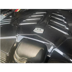 Dry Carbon Fiber Engine Bay Cover for Lamborghini Urus - Bull Boost Performance