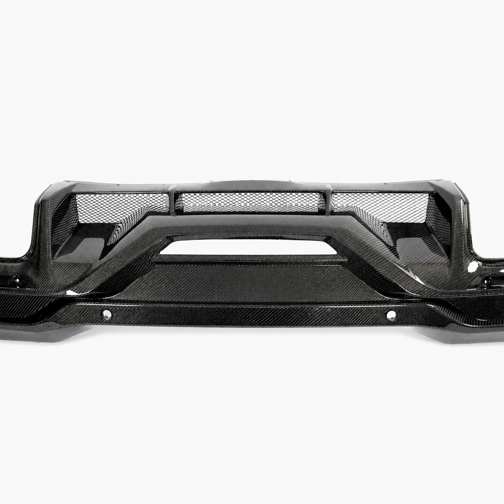 Dry Carbon Fiber Rear Bumper Diffuser for Ford Mustang Dark Horse by Stratec Systems