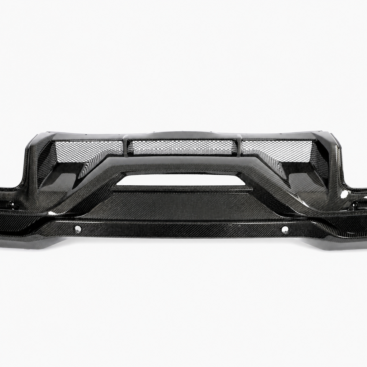 Dry Carbon Fiber Rear Bumper Diffuser for Ford Mustang Dark Horse by Stratec Systems