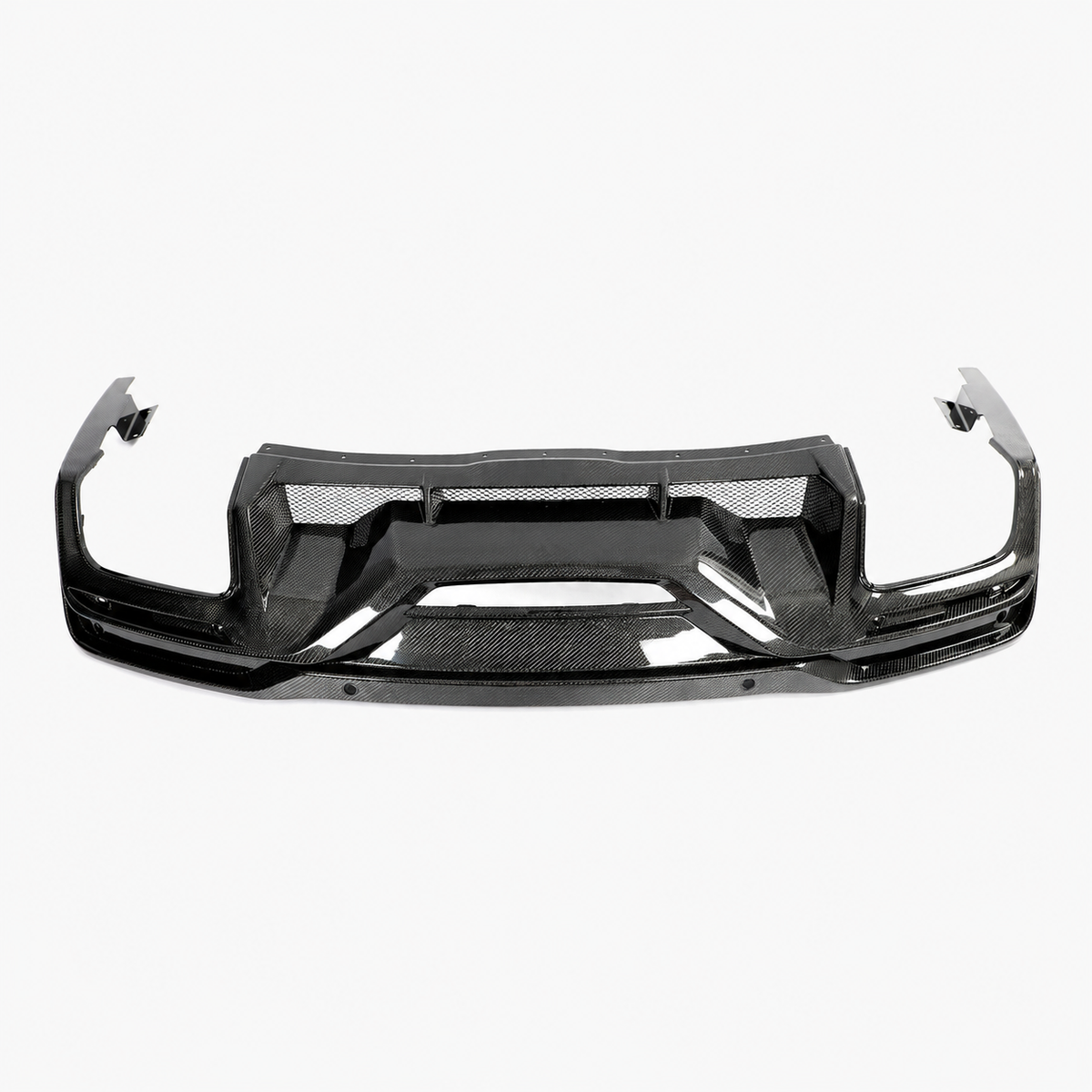 Dry Carbon Fiber Rear Bumper Diffuser for Ford Mustang Dark Horse by Stratec Systems