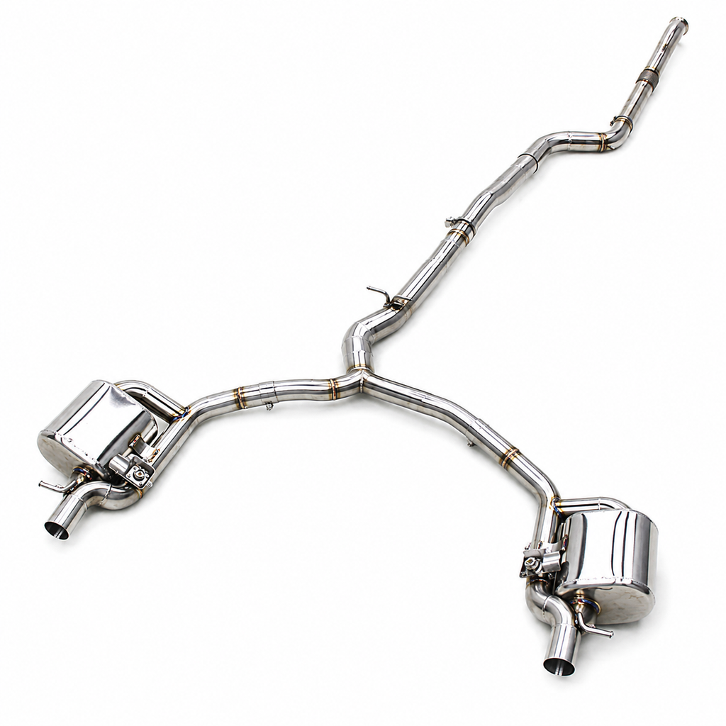 Valved Stainless Catback Exhaust System for Mercedes Benz E53 AMG W213 3.0T by Stratec Systems