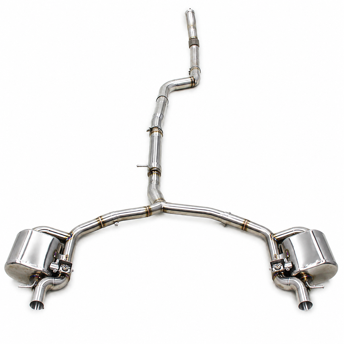 Valved Stainless Catback Exhaust System for Mercedes Benz E53 AMG W213 3.0T by Stratec Systems