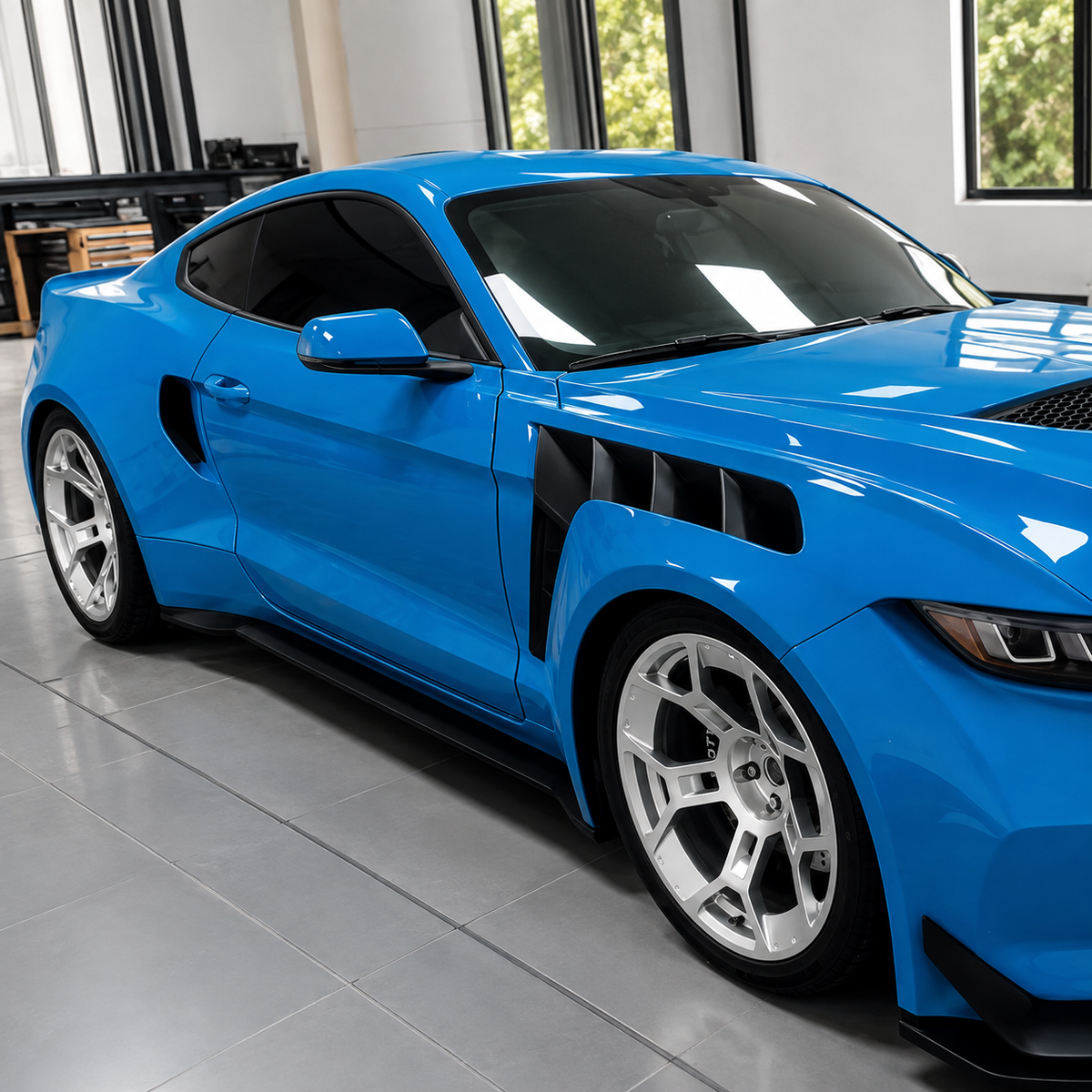 GTD Style Full Body Kit for Ford Mustang by Stratec Systems