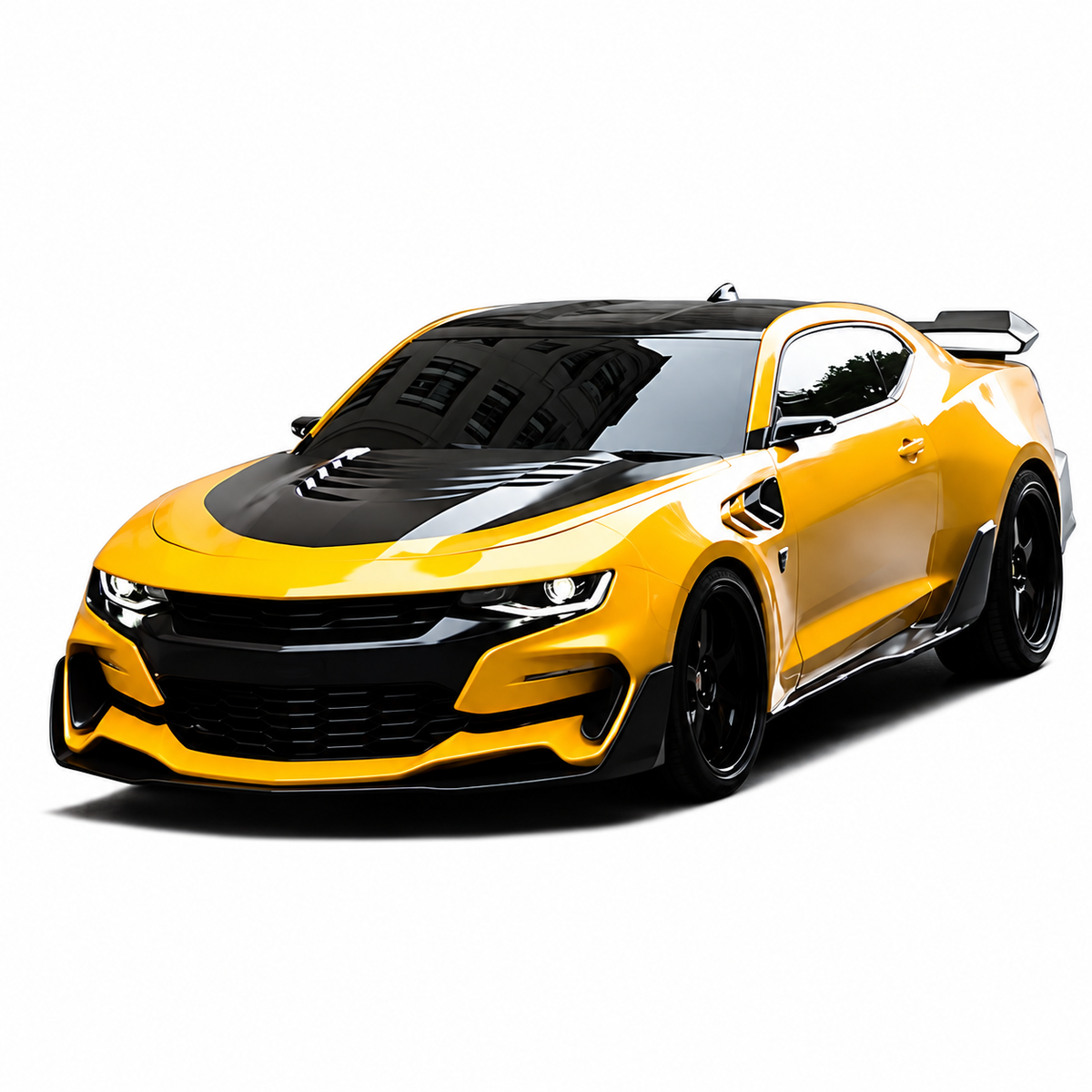 Transformers Style Half Carbon Fiber Body Kit Chevrolet Camaro 6th Gen by Stratec Systems