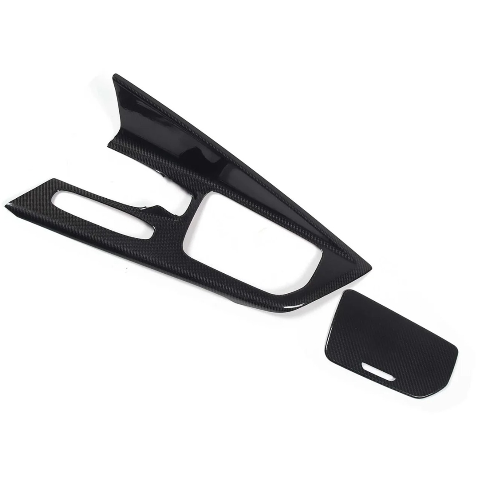 Dry Carbon Fiber Center Console Panel Interior Trim for Chevrolet Corvette C8 - Bull Boost Performance