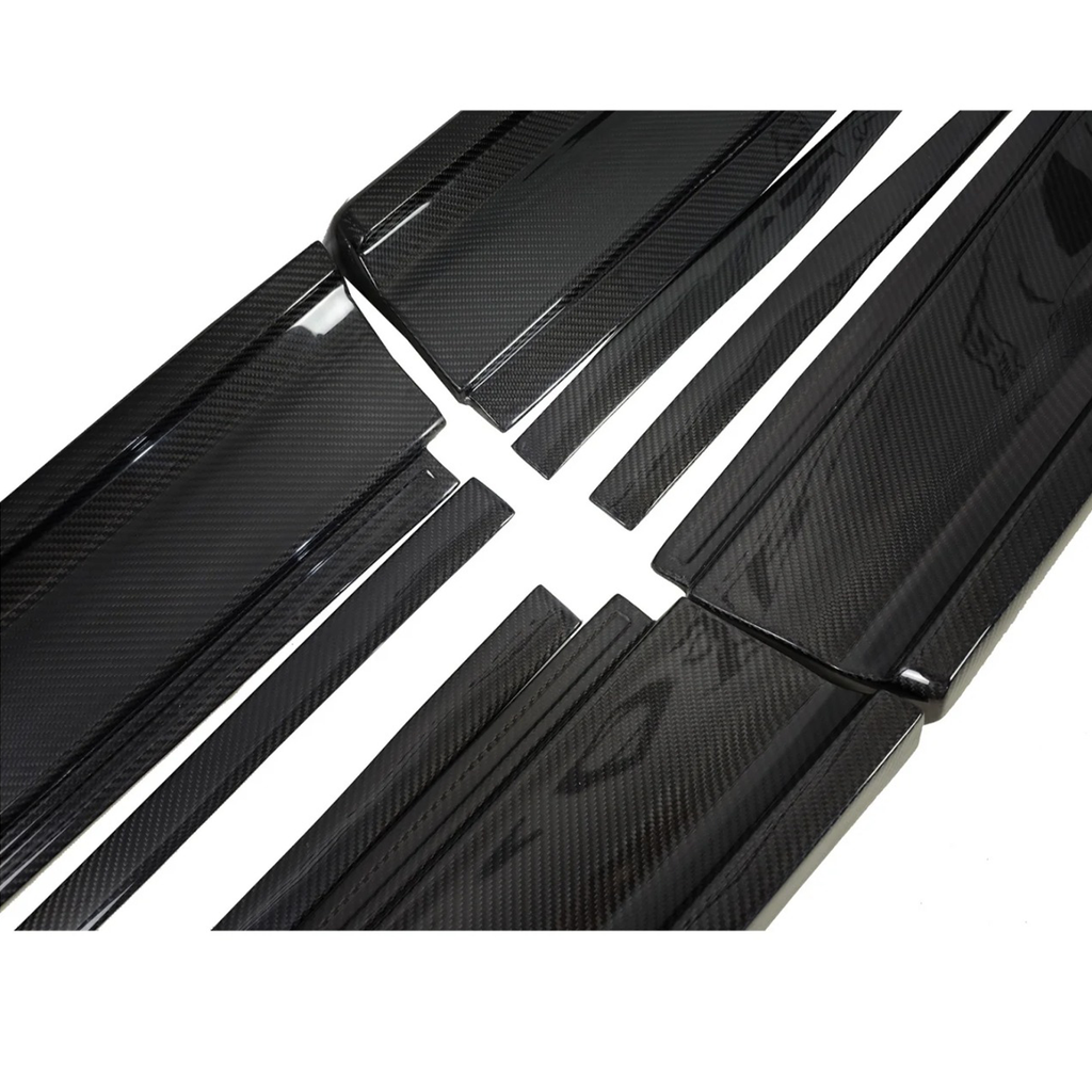 TS Style Dry Carbon Fiber Side Skirts for Lamborghini Urus - Bull Boost Performance