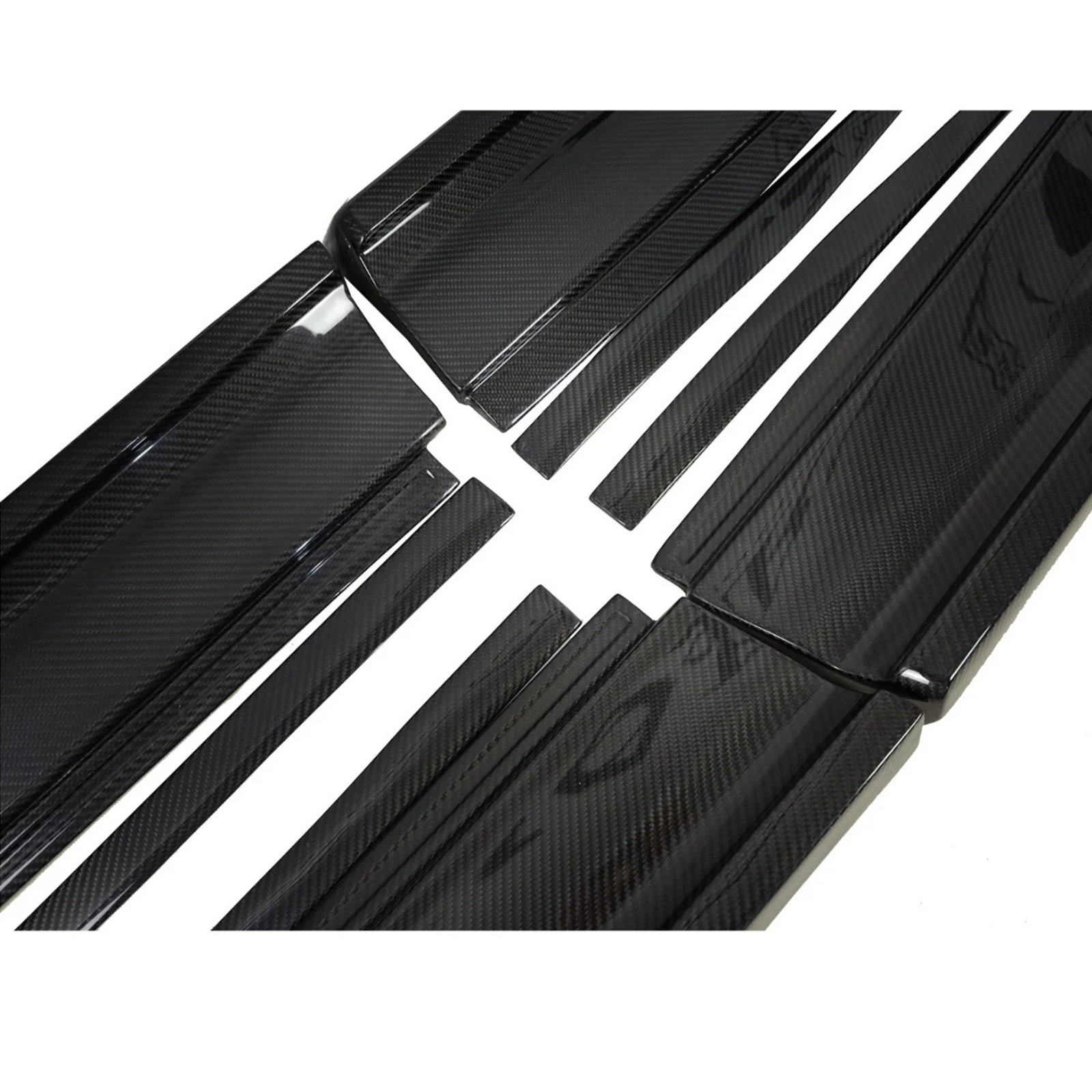 TS Style Dry Carbon Fiber Side Skirts for Lamborghini Urus - Bull Boost Performance