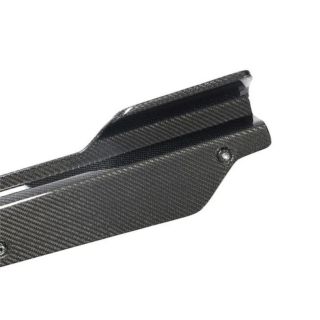 Dry Carbon Fiber Side Skirts Extension Panel for Chevrolet Corvette C8 - Bull Boost Performance