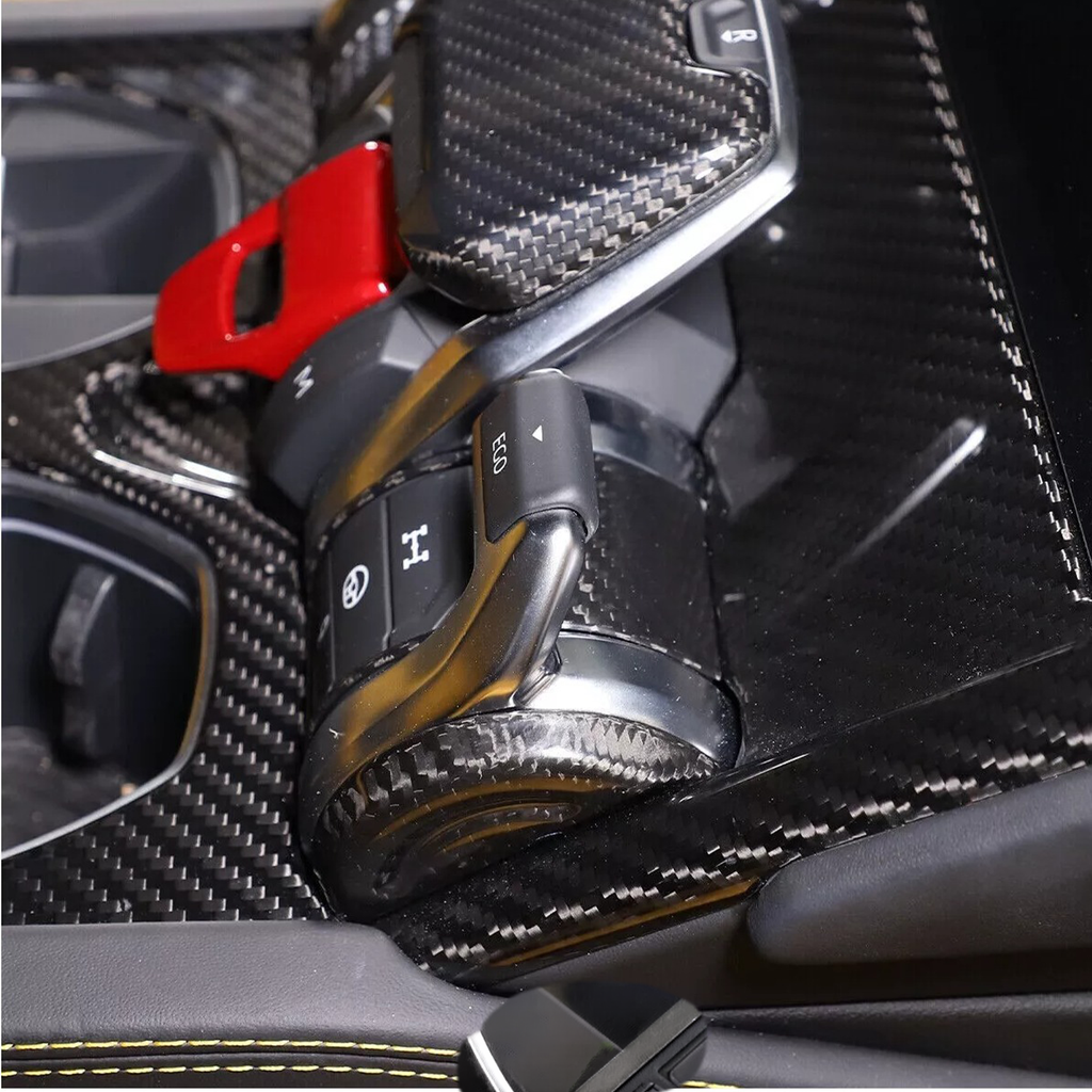 Dry Carbon Fiber Sport Mode Switch Frame Trim for Lamborghini Urus - Bull Boost Performance