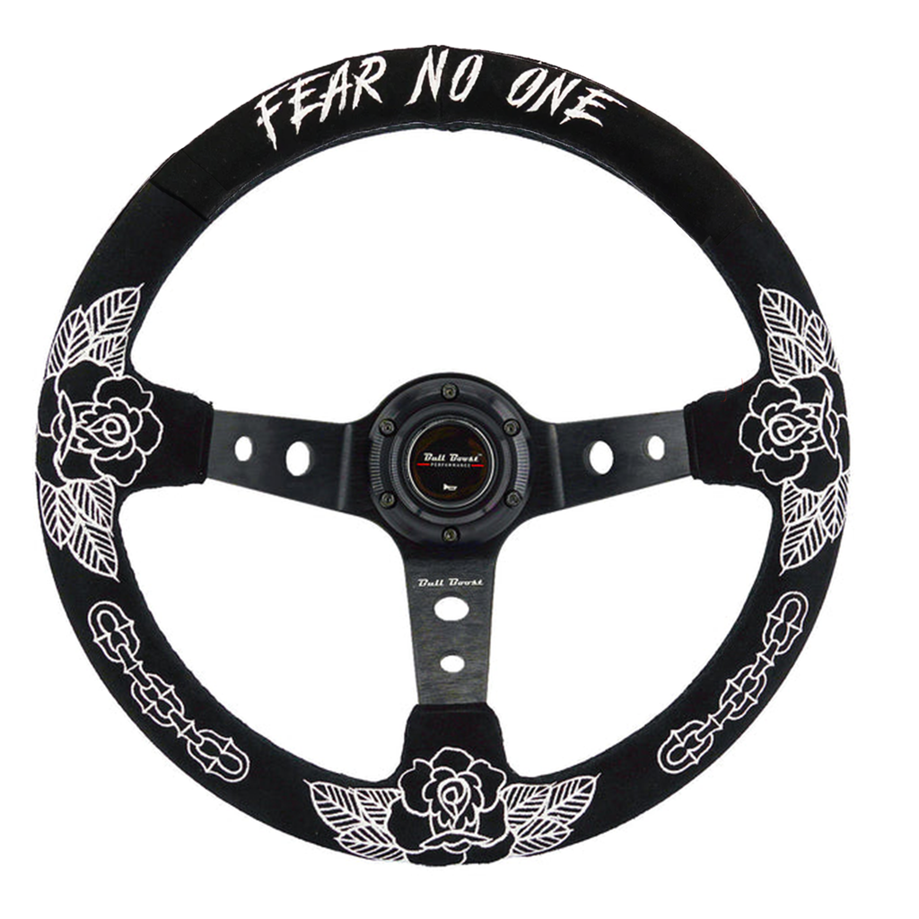 BW Rose Deep Dish Steering Wheel + Short Hub Adapter Kit For Honda Acura - Bull Boost Performance