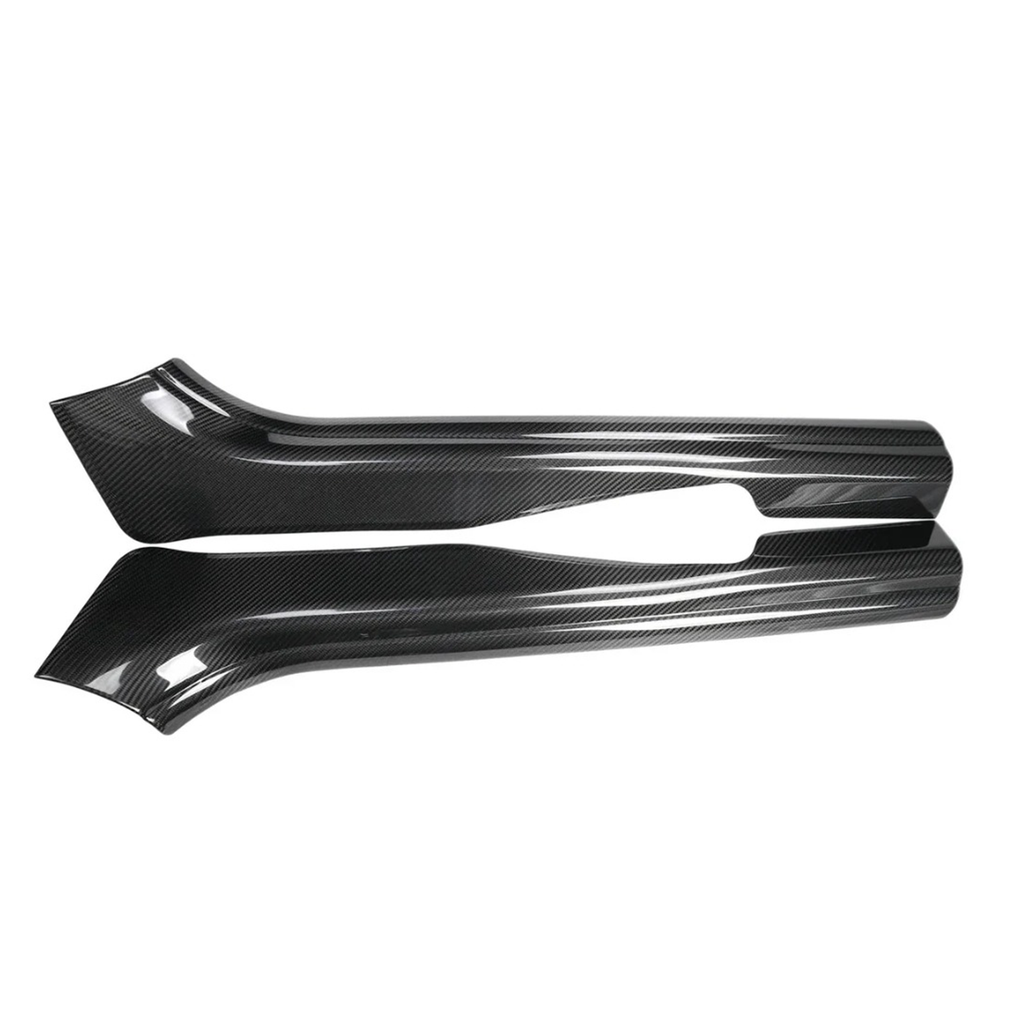 Carbon Fiber Door Sill Covers for BMW G87 M2 G42 2 Series - Bull Boost Performance