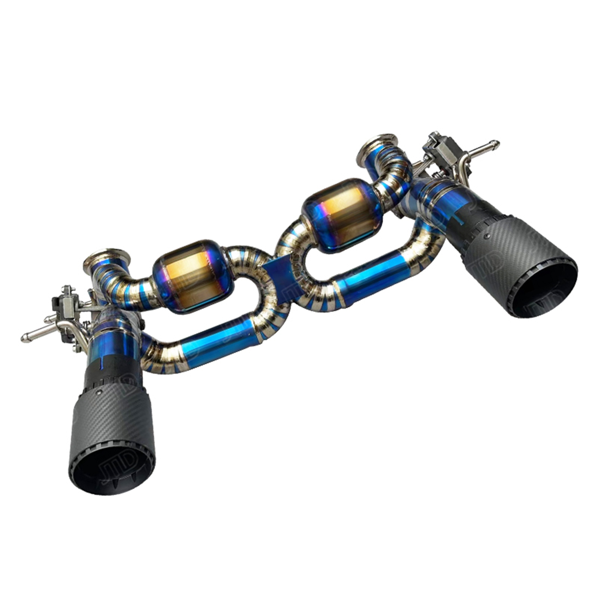 Titanium Valved Catback Exhaust System for Maserati MC20 by Stratec Systems