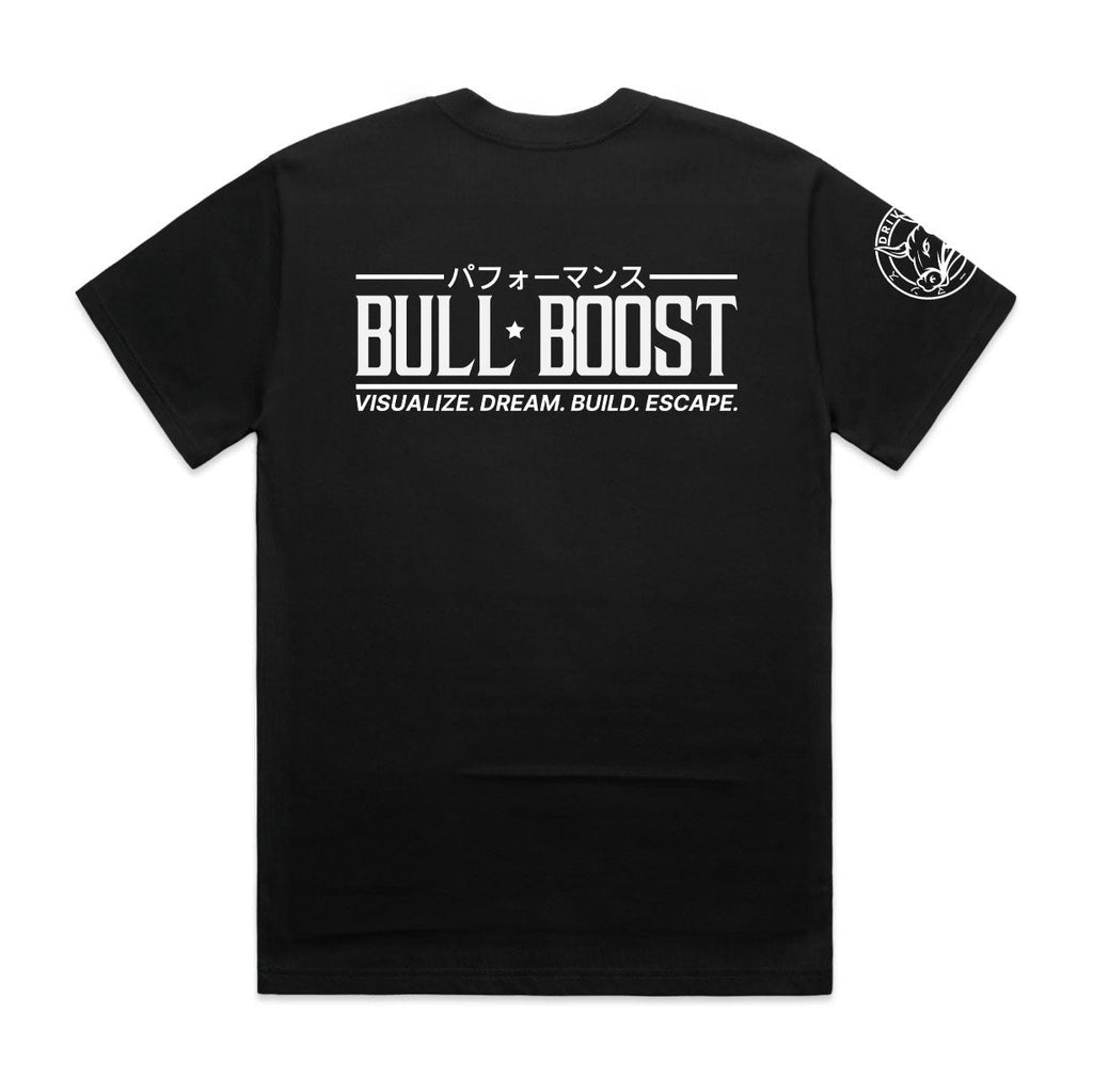 Bull Boost Performance Premium Automotive Cotton Crew Tee Shirts - Bull Boost Performance