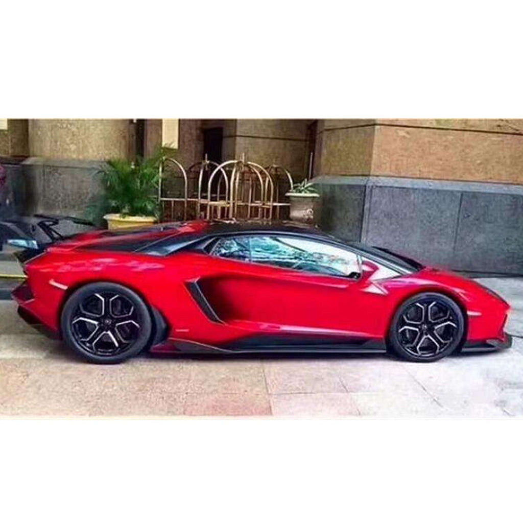RZ Style Carbon Fiber Side Skirts for Lamborghini Aventador LP700 LP720 - Bull Boost Performance