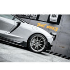 MWD Style Carbon Fiber Side Skirt Extension for McLaren GT - Bull Boost Performance