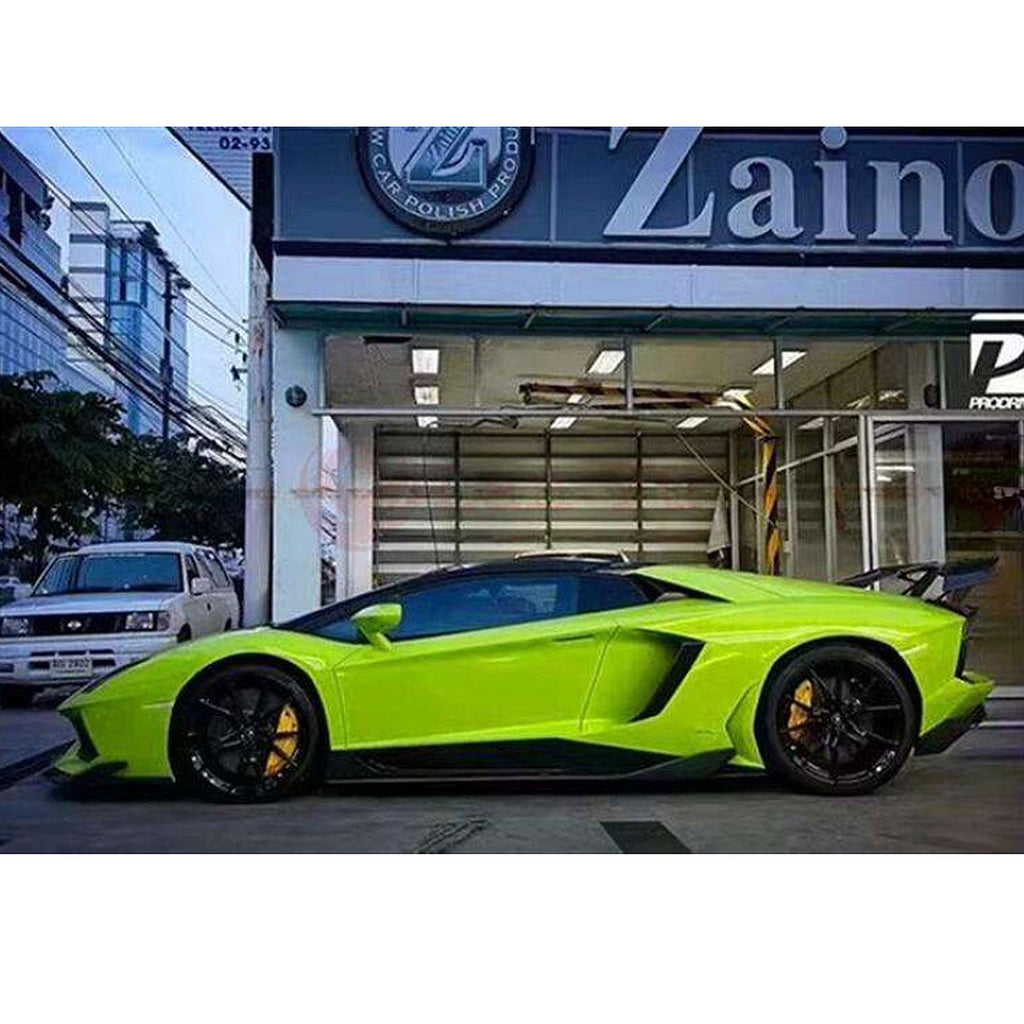 RZ Style Carbon Fiber Side Skirts for Lamborghini Aventador LP700 LP720 - Bull Boost Performance