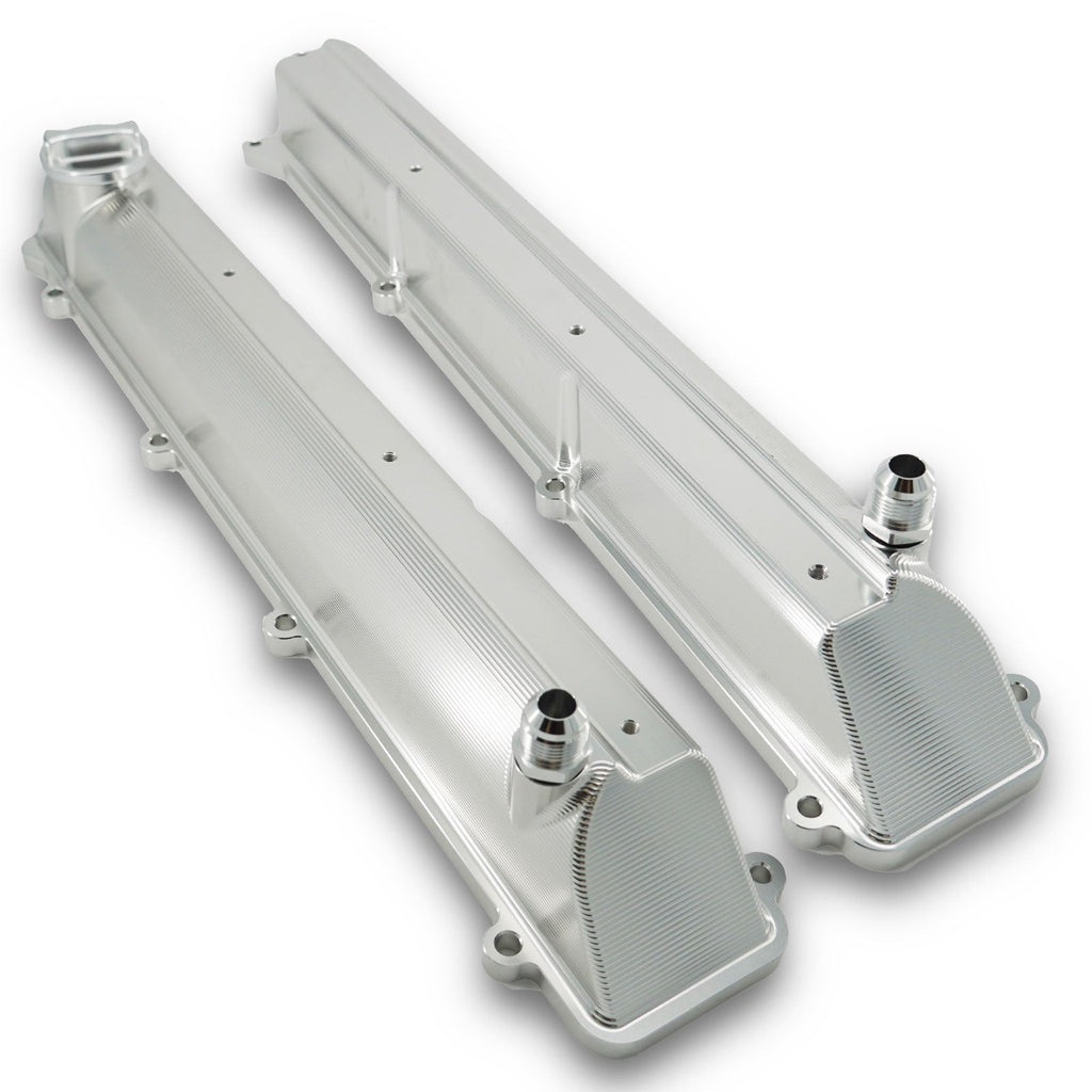 Toyota Supra 2JZ GTE VVTI Billet Valve Covers Anodized Oil Cap Bolts 2J AN AN10 - Bull Boost Performance