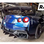 Carbon Fiber Rear Wing for Nissan GT R R35 by Stratec Systems