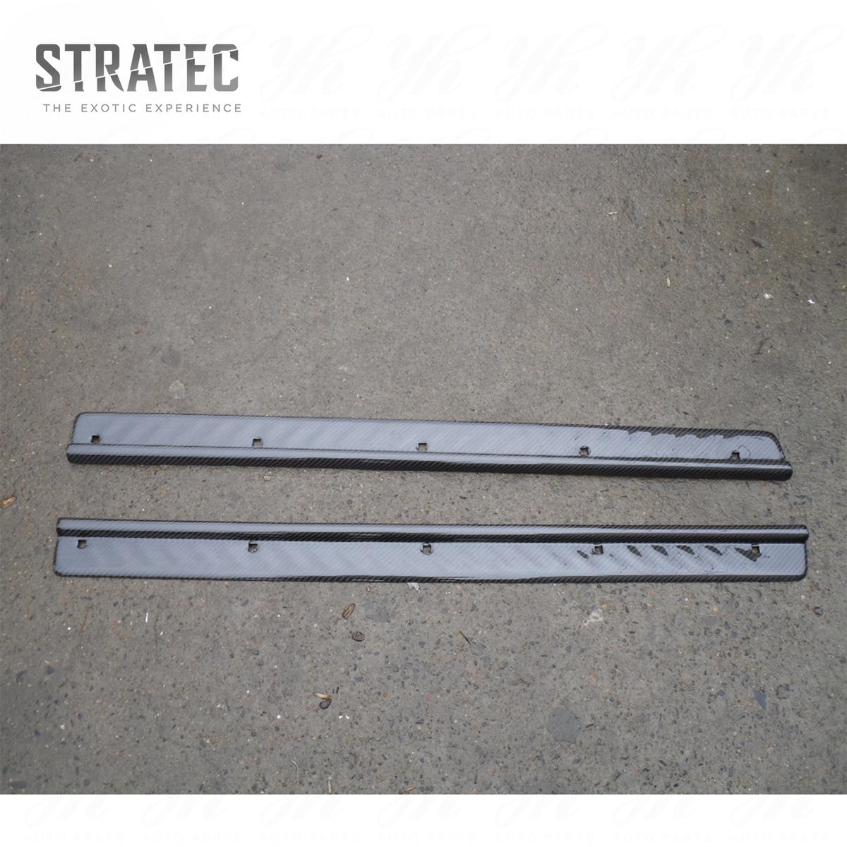 High Quality Carbon Fiber Door Sill Pair for Nissan Skyline GTR R32 by Stratec Systems