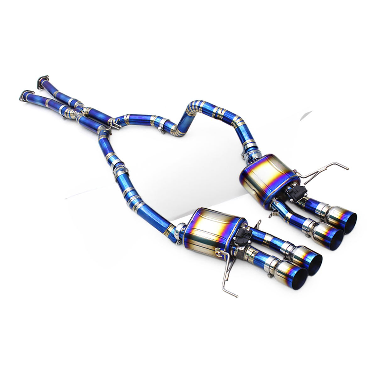 Titanium Catback Valve Exhaust System for Chevrolet Corvette C7 6.2L by Stratec Systems