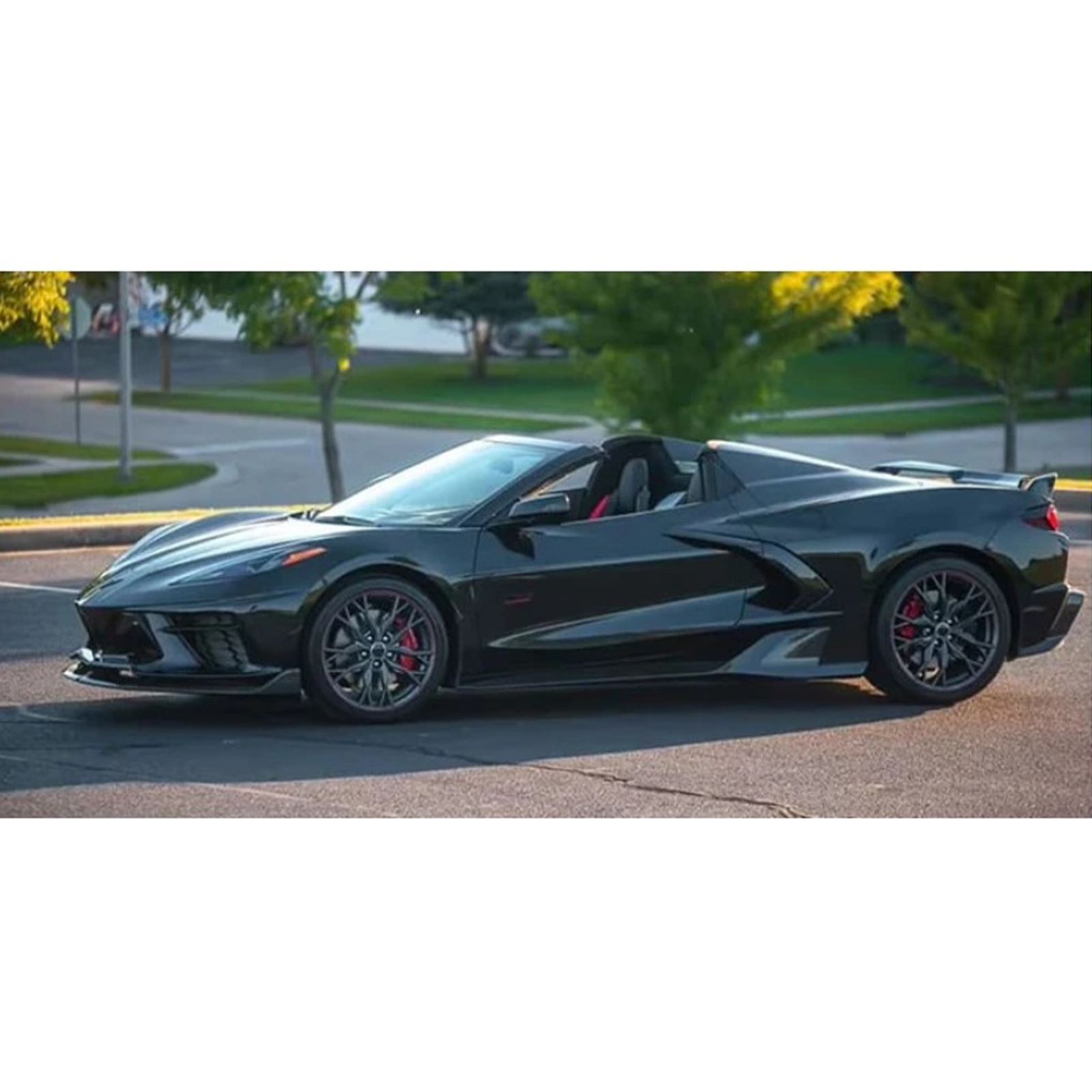 Carbon Fiber GT Style Side Skirts for Chevrolet Corvette C8 - Bull Boost Performance
