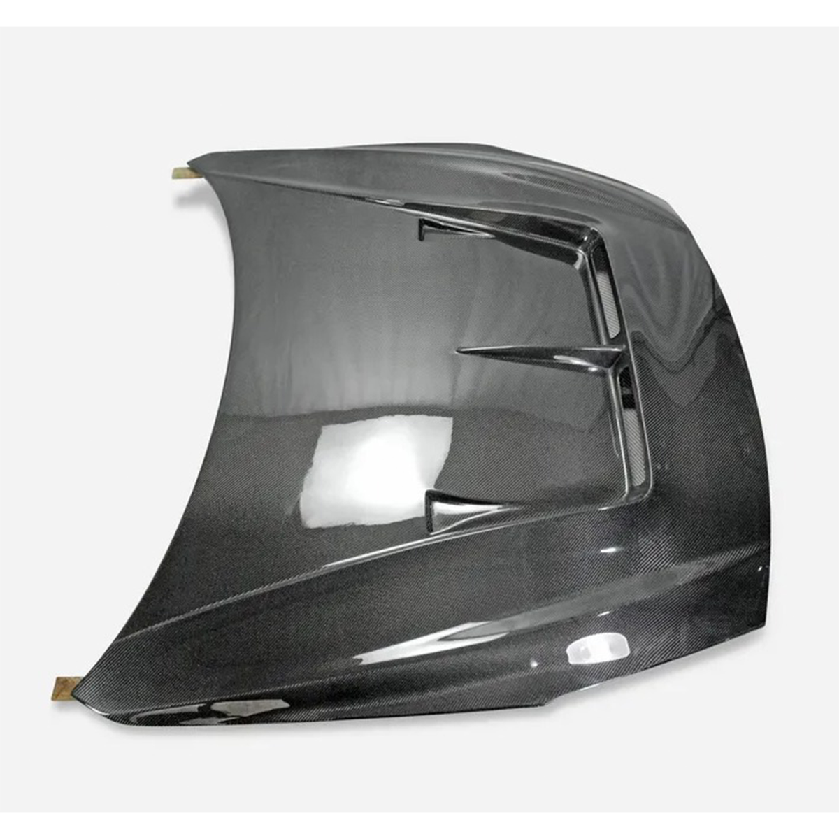 Vented Carbon Fiber Hood for Nissan GT R R35 by Stratec Systems