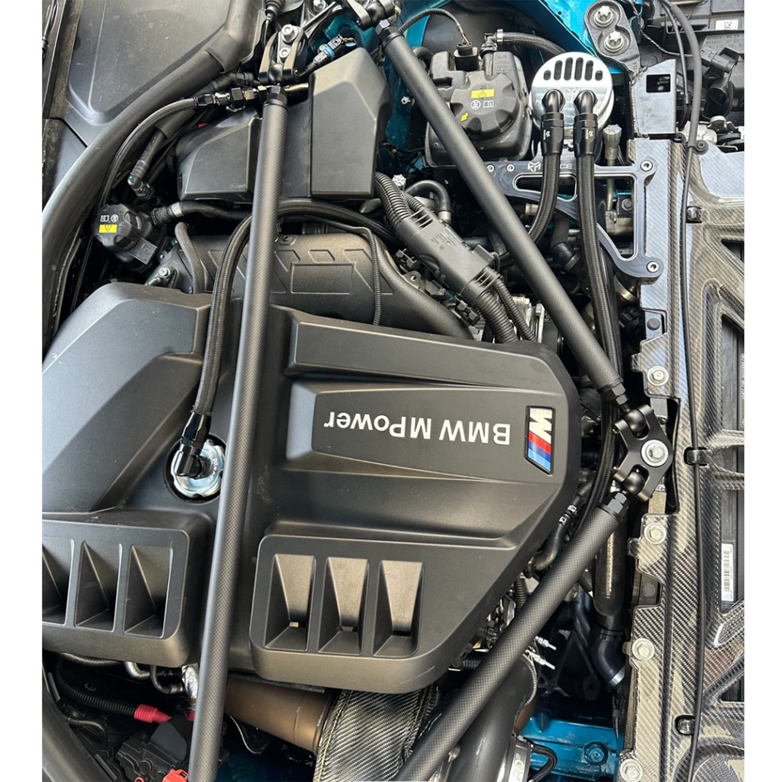 G8X Carbon Fiber Strut Tower Brace for BMW G80 G81 M3 G82 G83 M4 G87 M2 - Bull Boost Performance