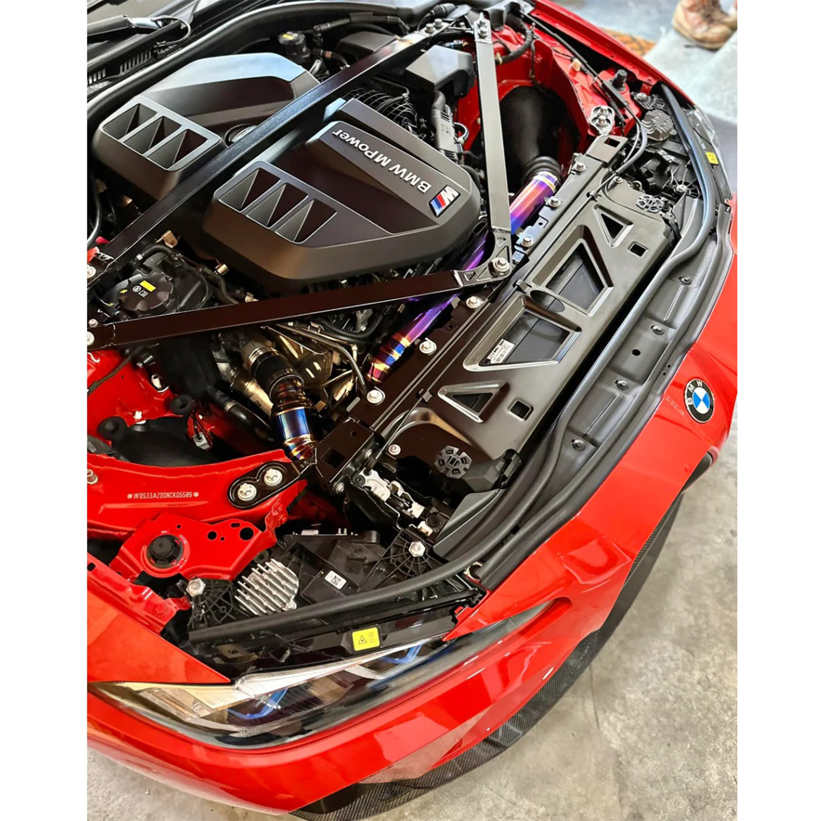 S58 High-Flow Front Mount Air Intake System for BMW G87 M2 G80 M3 G82 M4 - Bull Boost Performance