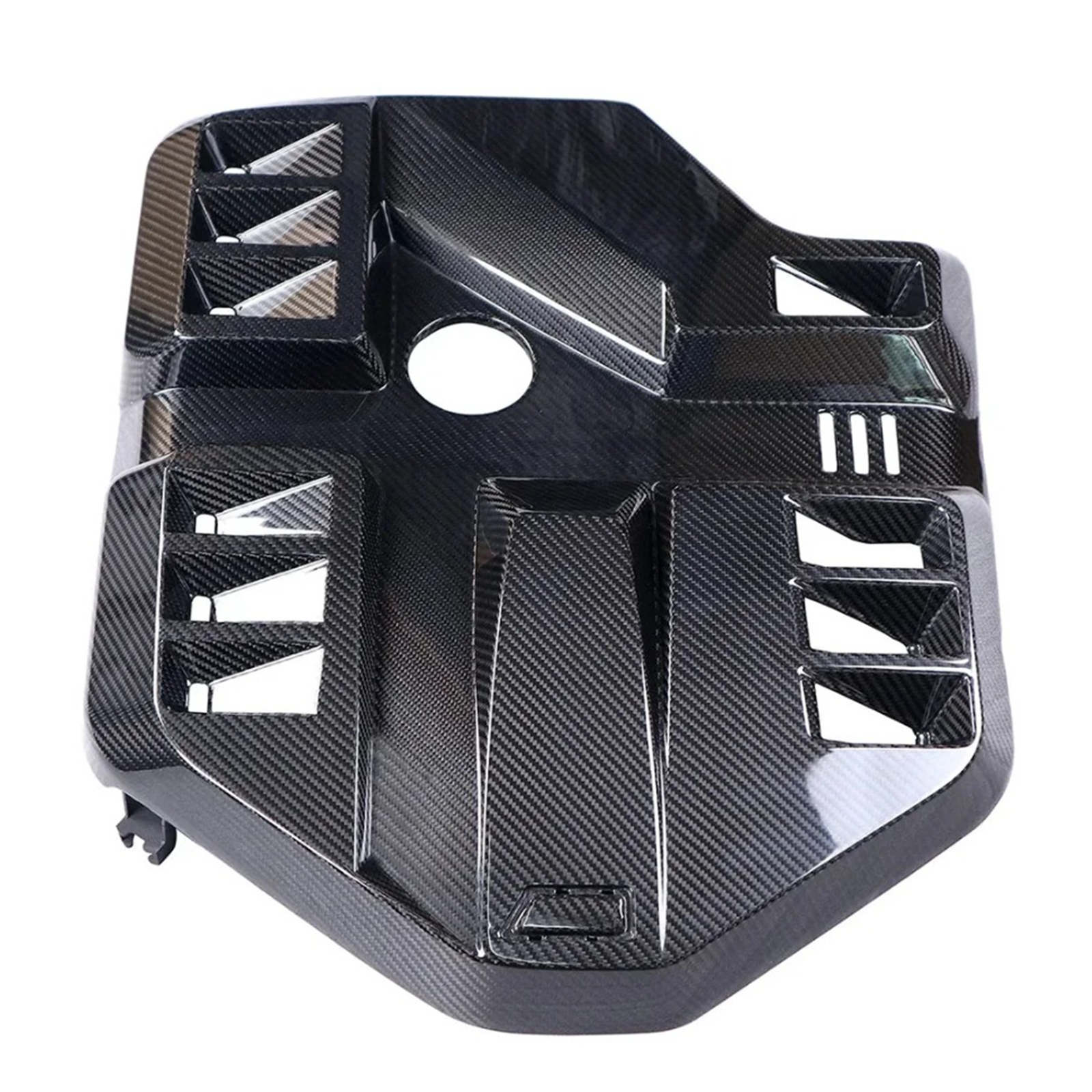Carbon Fiber Engine Cover (Big Size Replacement) for BMW G87 M2 G80 G81 M3 G82 G83 M4 - Bull Boost Performance