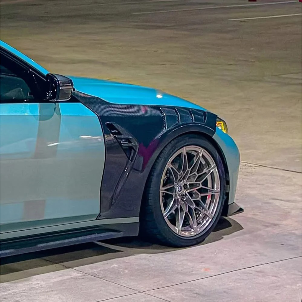 Carbon Fiber Front Vented Fenders for BMW G80 M3 G82 G83 M4 - Bull Boost Performance