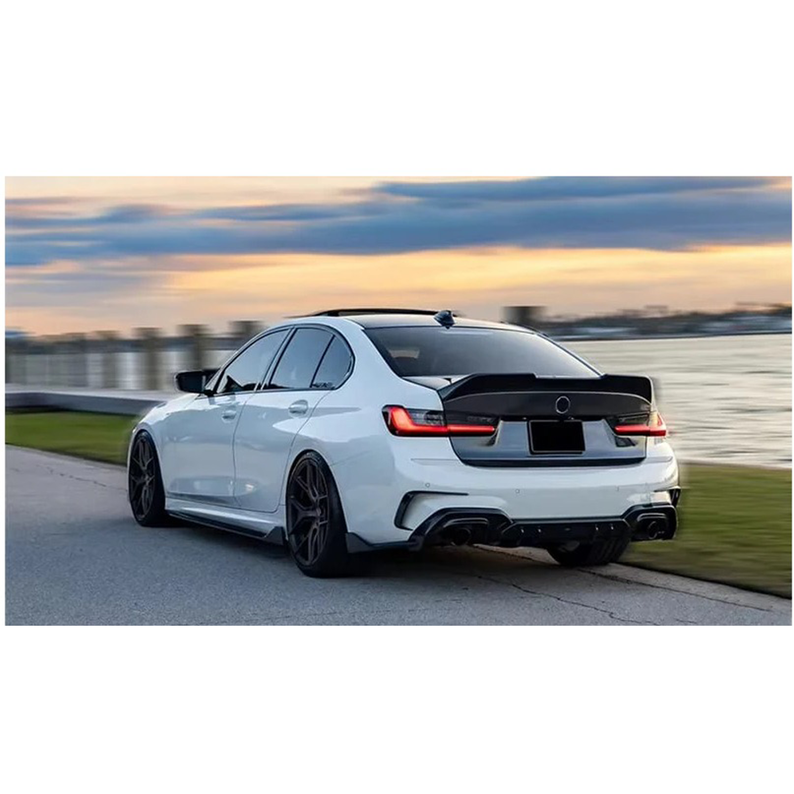 M Style Carbon Fiber Trunk for BMW G80 M3 G20 3 Series - Bull Boost Performance