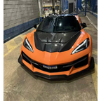 V3 Vented Carbon Fiber Hood Bonnet for Chevrolet Corvette C8 - Bull Boost Performance