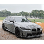 Dry Carbon Fiber CSL Style Front Lip for BMW G80 M3 G82 G83 M4 - Bull Boost Performance