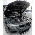 Carbon Fiber Coolant Shroud Cover for BMW F90 M5 - Bull Boost Performance