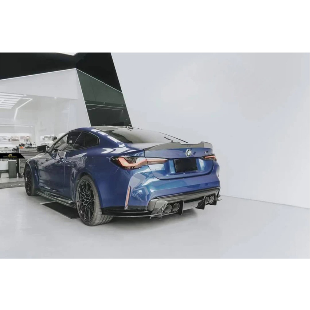 Prepreg Carbon Fiber FD Style Rear Diffuser for BMW G80 M3 G82 M4 - Bull Boost Performance